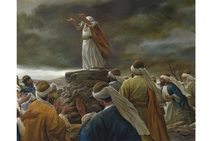 حسن روح‌الامین از نقاشان صاحب نام کشور است که آثار نقاشی فاخری با متحوای دینی تولید کرده است، او در گفت‌وگویی کوتاه در رابطه با هنر متعهد به مکتب اهل بیت علیه السلام سخن گفته است.