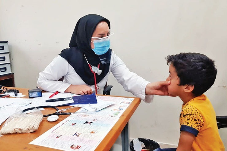 غربالگری سلامت کودکان در حاشیه شهر مشهد