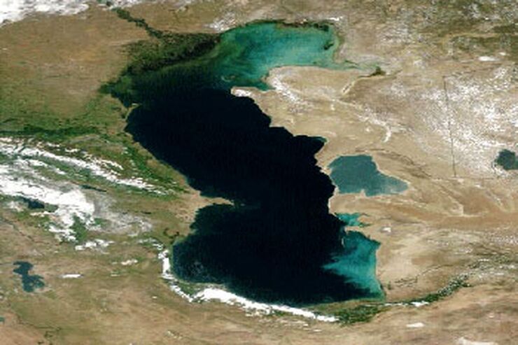 ولگ آرتیمف فضانورد اهل روسیه از ایستگاه فضایی بین‌المللی، تصاویر دریاچه خزر را ثبت و ضبط و به زمین ارسال کرده است.