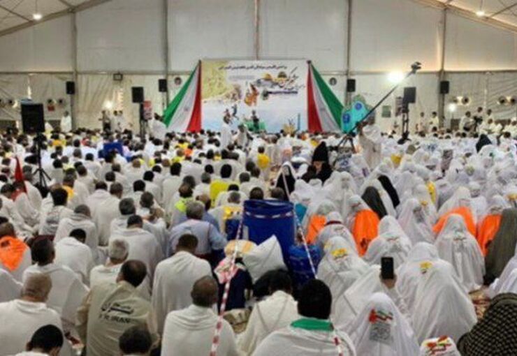 مراسم برائت از مشرکین در سرزمین عرفات(۱۷ تیر ۱۴۰۱) + فیلم و عکس