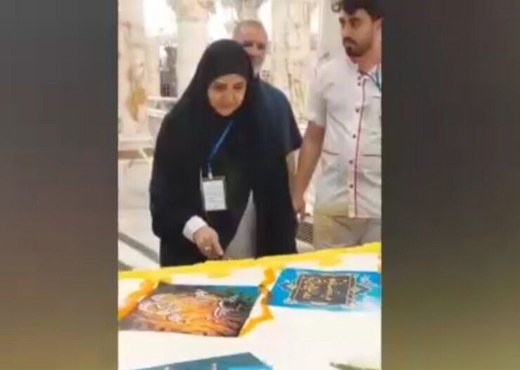 عاشقان حضرت امیرالمومنین علی (ع) به افتخار یوم الله غدیر، با پخت بزرگ‌ترین کیک جهان، کام زائران شاه نجف را شیرین کردند.