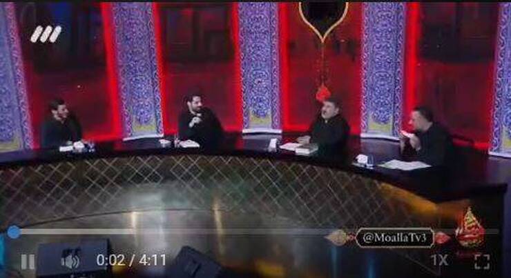 در برنامه شب گذشته حسینیه معلی، سعید حدادیان و سید مجید بنی فاطمه با اشاره به فوت همسر و فرزند حامد سلطانی مجری تلویزیون شروع به روضه‌خوانی کردند.