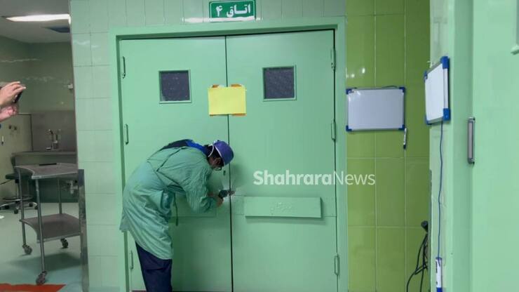 مراسم بازگشایی قسمتهای پلمب‌شده بیمارستان مهرگان بعد از ۱۲سال امروز در مشهد بازگشایی شد.