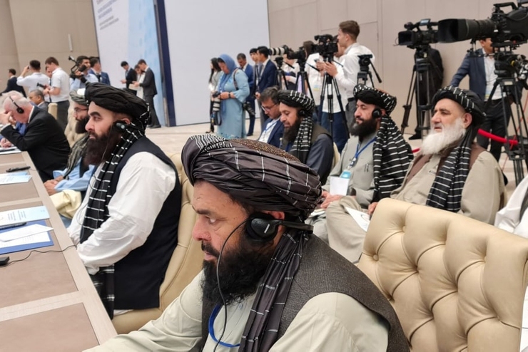امیرخان متقی وزیر خارجه حکومت سرپرست طالبان در کنفرانس بین‌المللی افغانستان در تاشکند گفت: وزیر خارجه طالبان: تحریم آمریکا یکی از عوامل فقر در افغانستان است ما خواستار آزادی دارایی‌هایمان هستیم.