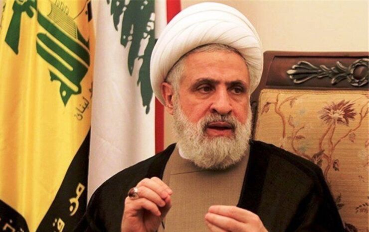معاون دبیرکل حزب‌الله با تأکید براینکه «اگر دشمن ما را تهدید کند، همچون سدی محکم در مقابلش می‌ایستیم و اگر کمی آماده شود، ما بیشتر آماده می‌شویم»، اعلام کرد که رژیم صهیونیستی چاره‎ای جزء به رسمیت شناختن ثروت آبی لبنان ندارد.
