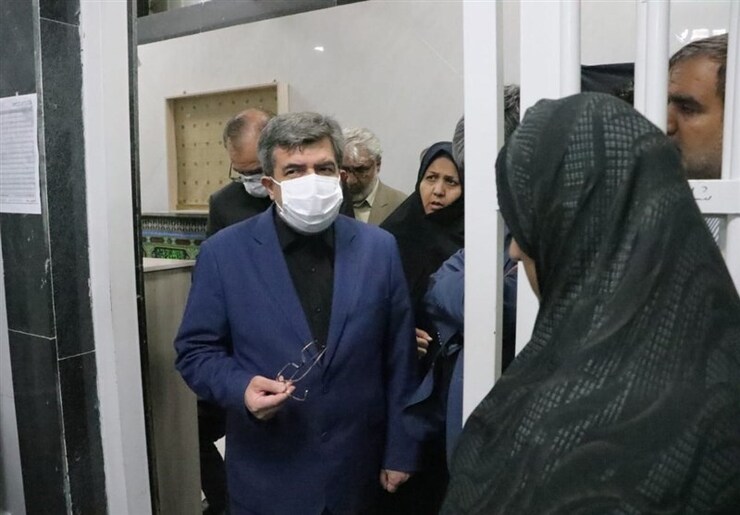 سخنگوی قوه قضائیه از قسمت‌های مختلف زندان ارومیه از جمله بند نسوان بازدید کرد.