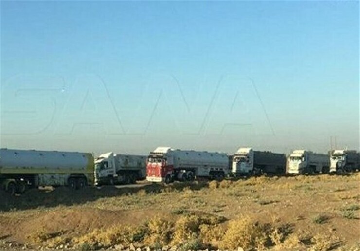 آمریکا ۸۸ تانکر سوخت سوریه را دزدید