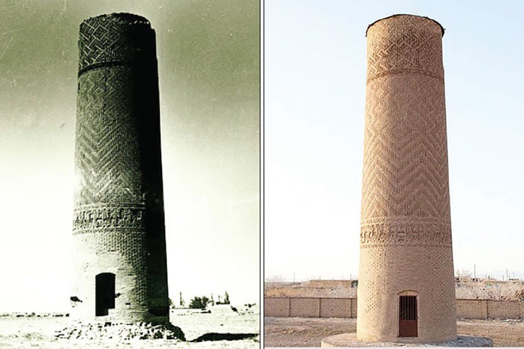 «مناره ترشیز» که اکنون به «برج فیروزآباد» شهرت دارد، بنای آجری زیبای استوانه‌ای‌شکل به بلندای حدود ۲۴متر بوده که اکنون ۱۸متر آن باقی‌مانده است.