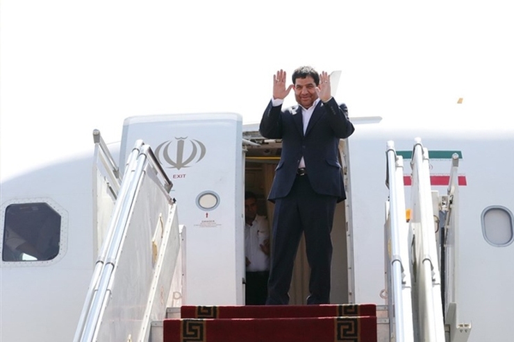 معاون اول رییس جمهوری اسلامی ایران به منظور شرکت و سخنرانی در دومین مجمع اقتصادی خزر دقایقی پیش وارد روسیه شد.