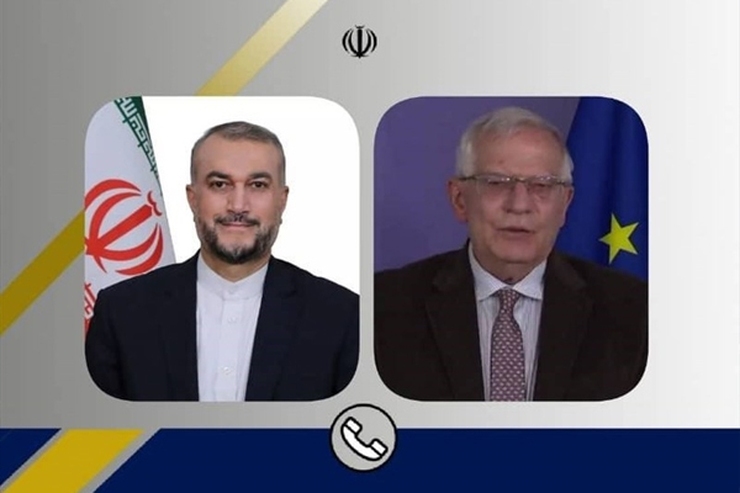 حسین امیرعبداللهیان وزیر امور خارجه جمهوری اسلامی ایران ساعاتی قبل با جوزپ بوررل، نماینده عالی سیاست خارجی اتحادیه اروپا بصورت تلفنی گفتگو کرد.