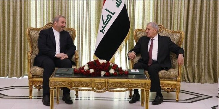 «محمد کاظم آل صادق»، سفیر جمهوری اسلامی ایران در عراق با «عبداللطیف رشید»، رئیس جمهور جدید عراق دیدار کرد.