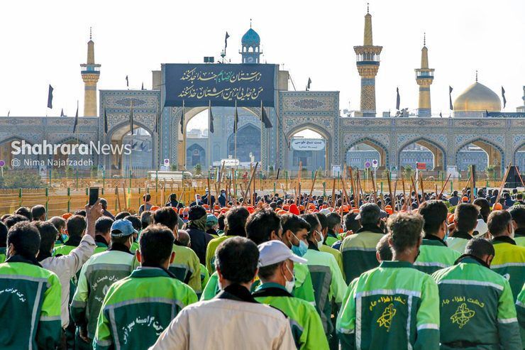 آماده باش بیش از ۴ هزار باغبان در ایام پایانی ماه صفر برای کمک به پاکبان ها
