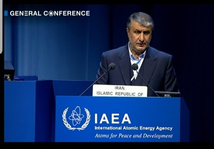 رئیس سازمان انرژی اتمی ایران در کنفرانس عمومی آژانس بین‌المللی گفت: انتظار داریم که آژانس برای حفظ اعتبار و انسجام خود اجازه ندهد برخی از عناصر اتهامات کهنه‌ای را که در سال ۲۰۱۵ بسته شده‌اند، مطرح کنند.