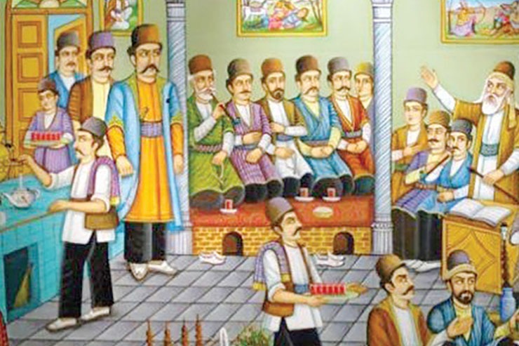 طبق روایت‌های تاریخی، دست‌کم از سال ۹۱۷ هجری قمری (حدود ۸۹۰ خورشیدی) در مکه قهوه‌خانه‌هایی وجود داشته که به «بیت‌القهوه» مشهور بودند.