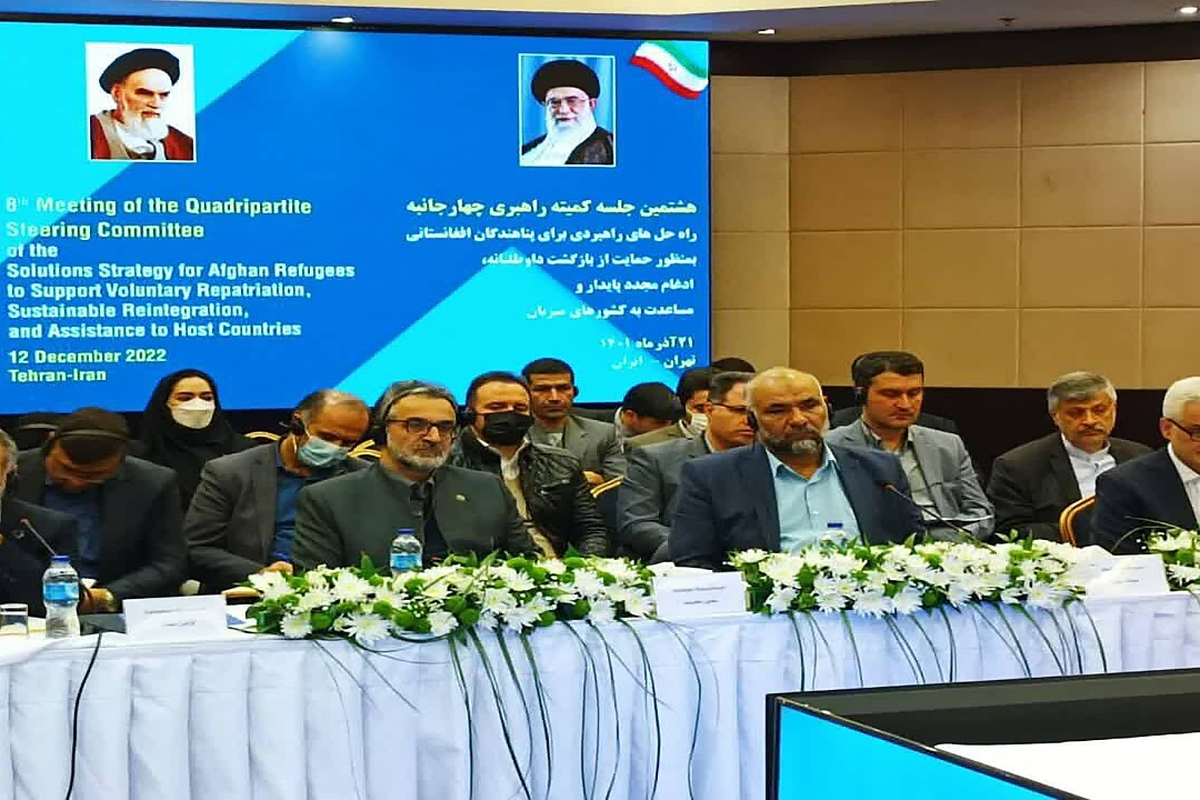 هشتمین نشست کمیته راهبردی چهارجانبه به منظور بازگشت داوطلبانه، ادغام مجدد پایدار و مساعدت به کشورهای میزبان با احتساب راه اندازی ساز و کار حمایتی ویژه در امور پناهندگان در تهران برگزار شد.