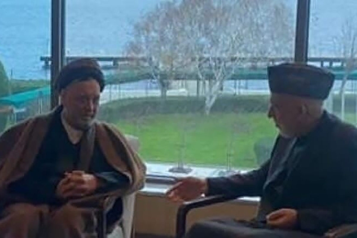 حامد کرزی رئیس جمهور پیشین افغانستان با محمد محقق، رهبر حزب وحدت افغانستان در استانبول دیدار کرده است.