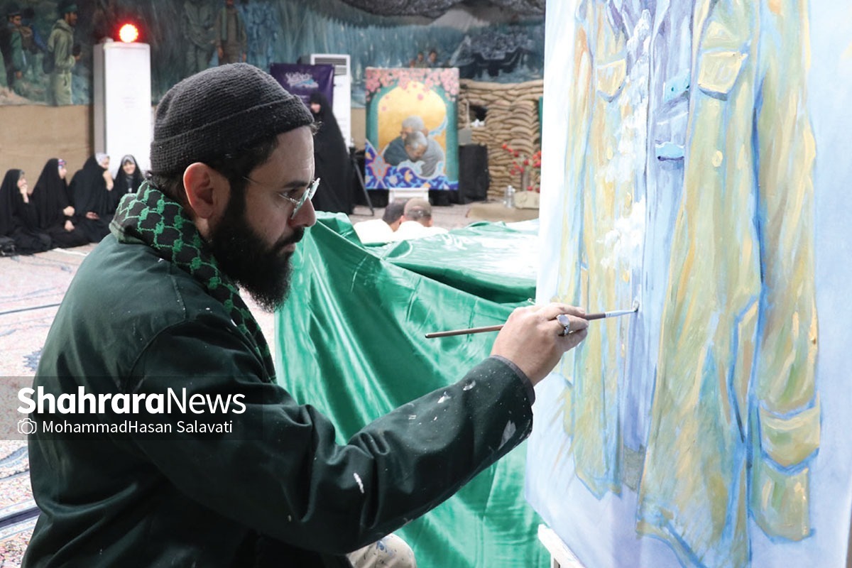 در آخرین روز از هفته هنر انقلاب اسلامی، مراسم وداع با پیکر دو شهید گمنام دوران دفاع مقدس با حضور رئیس حوزه هنری استان خراسان رضوی، سیدمحمدرضا میری، نقاش برجسته مشهدی و جمعی از هنرمندان، عصر دیروز در معراج شهدای مشهد برگزار شد.