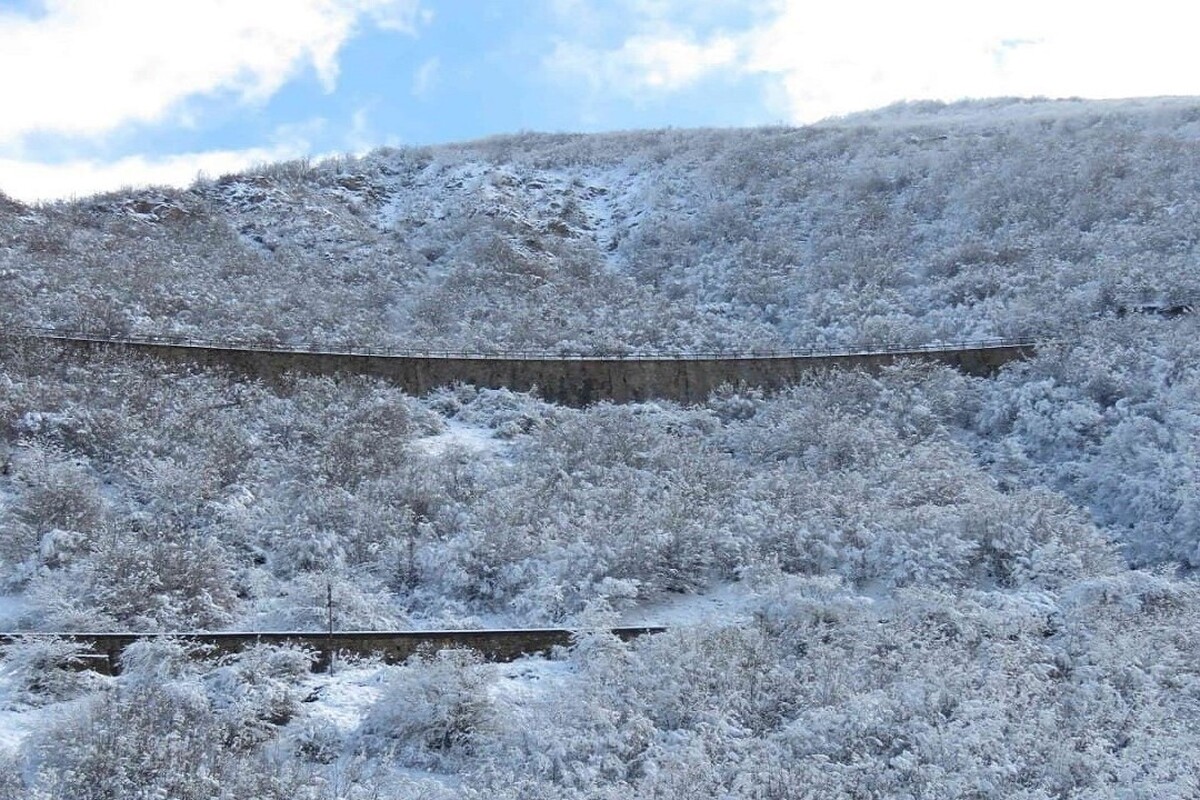 طبیعت زمستانی سوادکوه در استان مازندران را مشاهده می‌کنید.