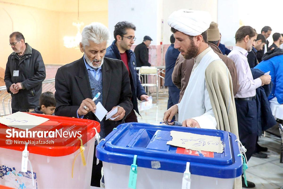 فرماندار مشهد درباره الکترونیکی‌شدن انتخابات  ۱۱ اسفند بیان کرد: در‌این‌زمینه هنوز هیچ ابلاغ و توافقی صورت نگرفته است و مشخص نیست این انتخابات به‌صورت الکترونیکی برگزار خواهد شد یا خیر.