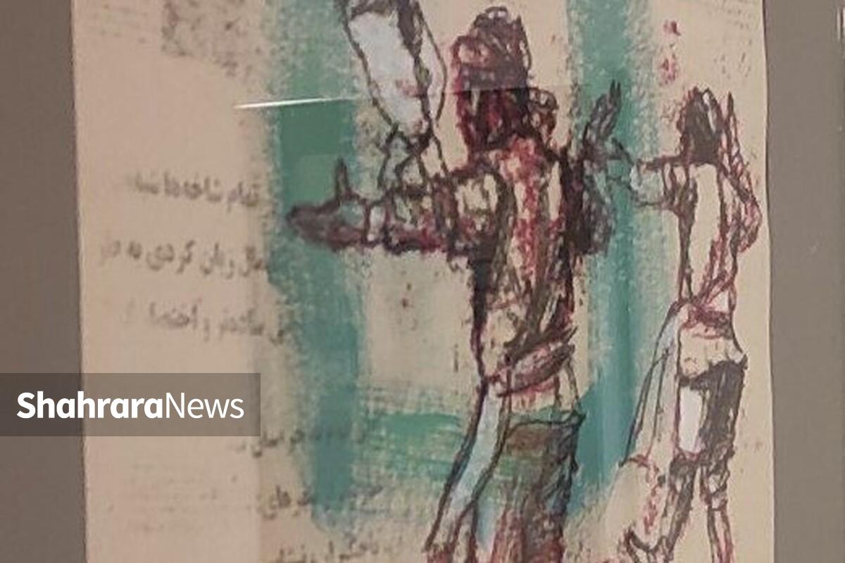 داوود هوشمند هنرمندی است که آثارش را از قوچان با خودش به گالری رادین آورده تا دیوارهای نگارخانه را با آوای نوایی به رقص سنتی خراسان وادارد.