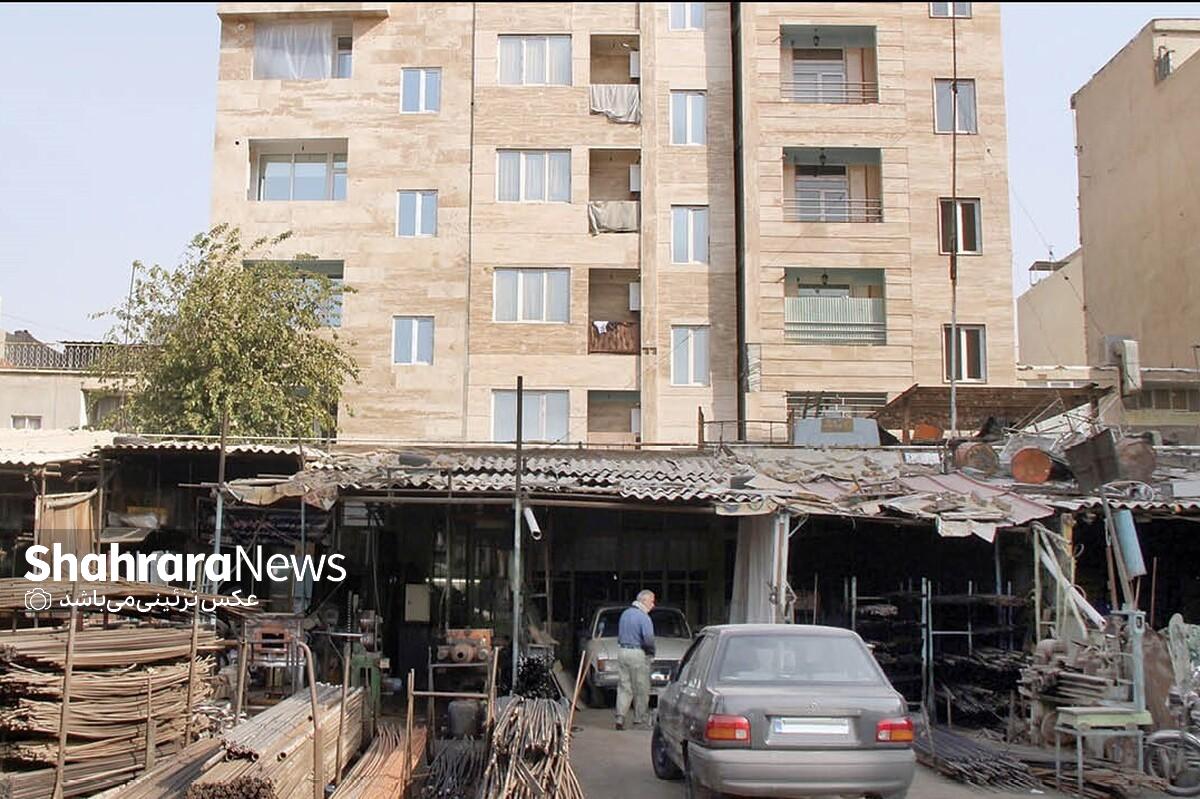 پاسخ مسئولان شهری به گلایه شهروند مشهدی از مشاغل مزاحم در بلوار سیدرضی مشهد.