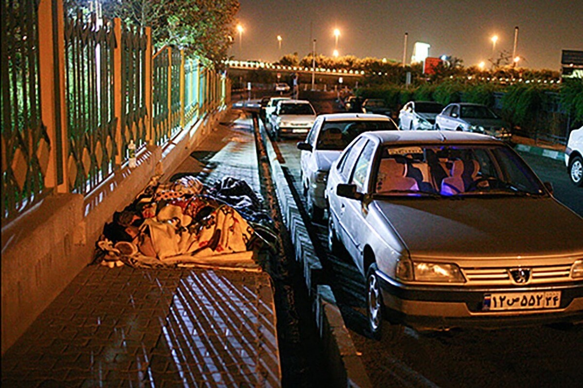 مرگ زوج جوان به علت نداشتن محل اقامت