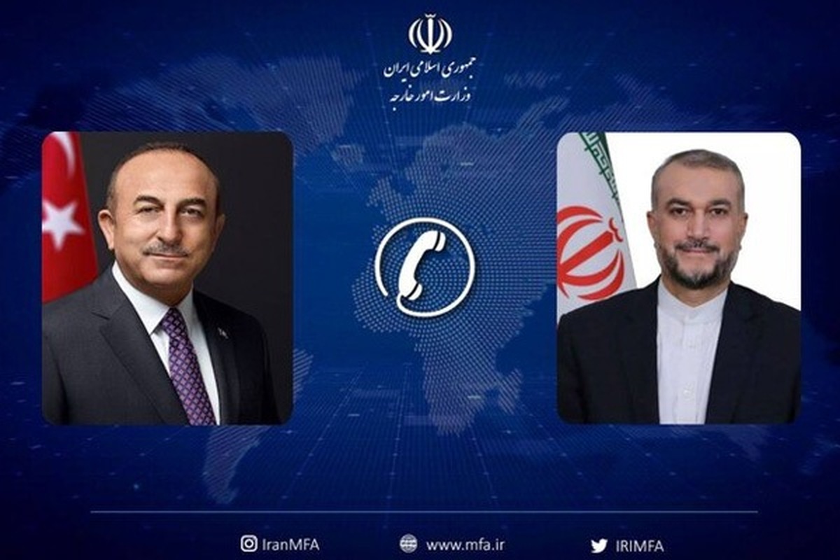 دکتر امیر عبداللهیان وزیر امور خارجه کشورمان در تماس تلفنی با مولود چاووش اوغلو وزیر امور خارجه ترکیه، ضمن تبریک عید سعید فطر، گفتگو و تبادل نظر نمود.