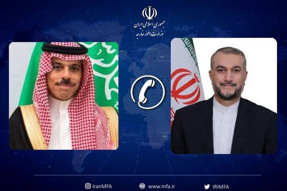 وزرای امور خارجه جمهوری اسلامی ایران و پادشاهی عربستان سعودی در یک گفتگوی تلفنی آخرین وضعیت توافقات مشترک دو کشور در پکن را مرور کردند.