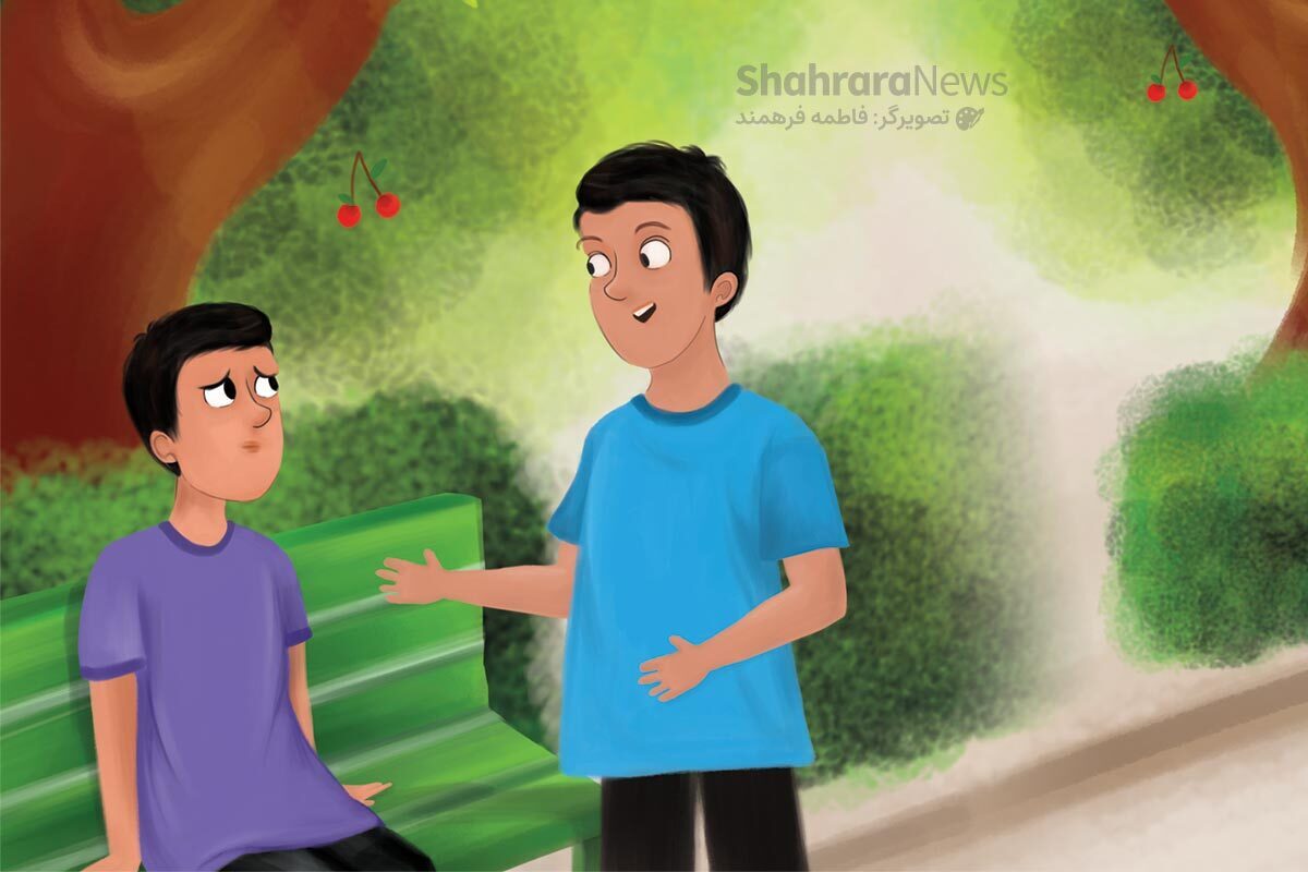 نه، اشتباه نمی‌کنم. درست دیدم. خودش بود، خود خودش. پشتش سمت من بود.