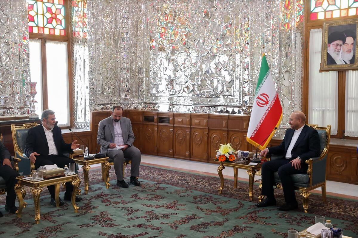 رئیس مجلس شورای اسلامی در دیدارِ دبیرکل جنبش جهاد اسلامی فلسطین با بیان اینکه اتفاقاتی در راستای ایجاد وحدت میان کشور‌های اسلامی افتاده که منجر به انسجام میان امت اسلامی خواهد شد، گفت: به‌زودی چهره جبهه مقاومت را قوی‌تر از گذشته خواهیم دید.