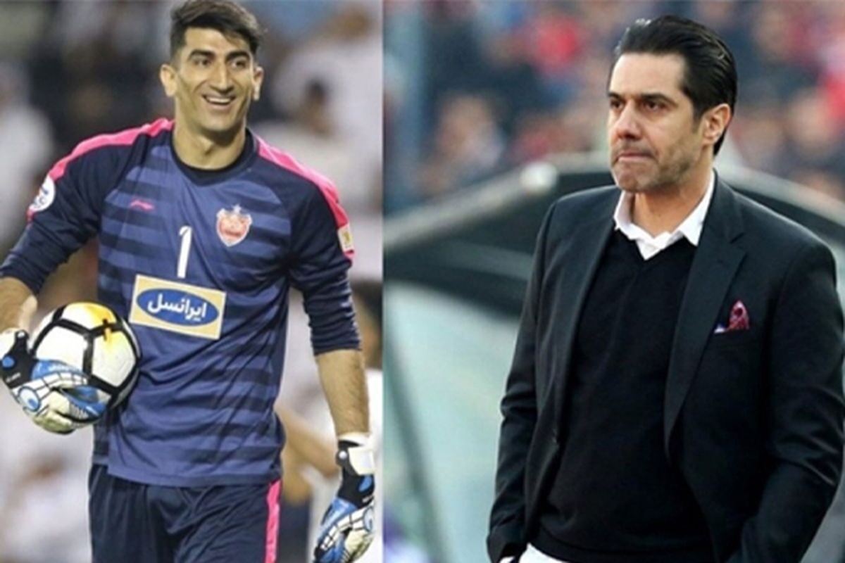 مدیر و دروازه‌بان تیم پرسپولیس اختلاف‌شان علنی شد.