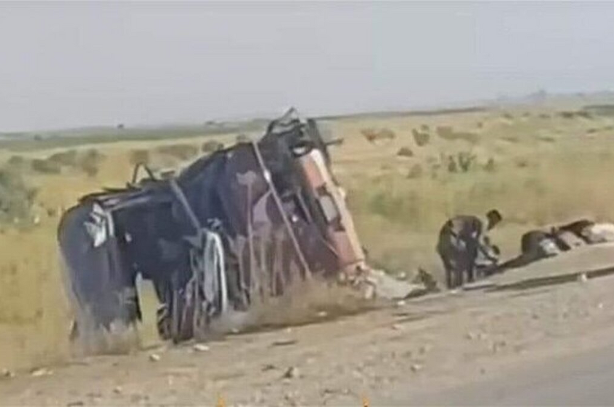 اتوبوس حامل زائران ایرانی امروز (چهارشنبه) در جاده سامرا دچار سانحه شد.