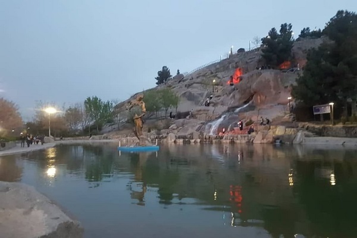 نمایی زیبا از بوستان کوهسنگی مشهد از منظر دوربین مخاطب شهرآرانیوز.