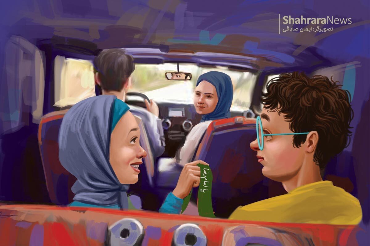 هر سال محرم و صفر که می‌شود، کلی هیئت عزاداری از شهر‌ها و روستاهای دور و نزدیک به مشهد می‌آیند تا کنار حرم امام رضا(ع) عزاداری کنند.
