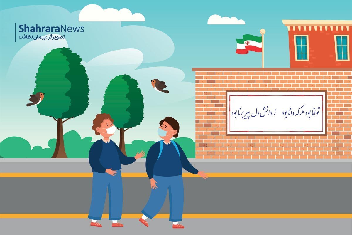 بچه‌ها‌ی عزیز، در تصویر زیر ۶ تفاوت وجود دارد! با کمی دقت، آن‌ها را پیدا کنید.