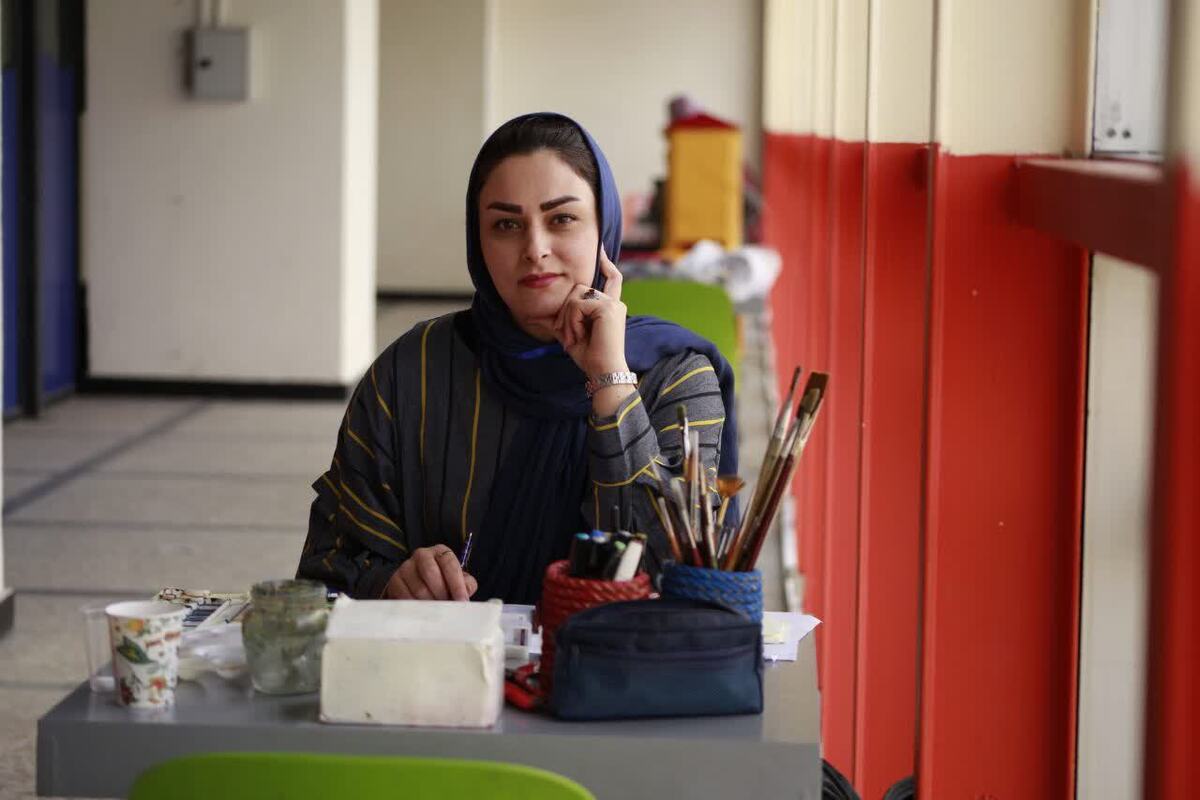 «سیمای فرهنگ»، اثر هنرمند مشهدی، در نمایشگاه باغ موزه تهران