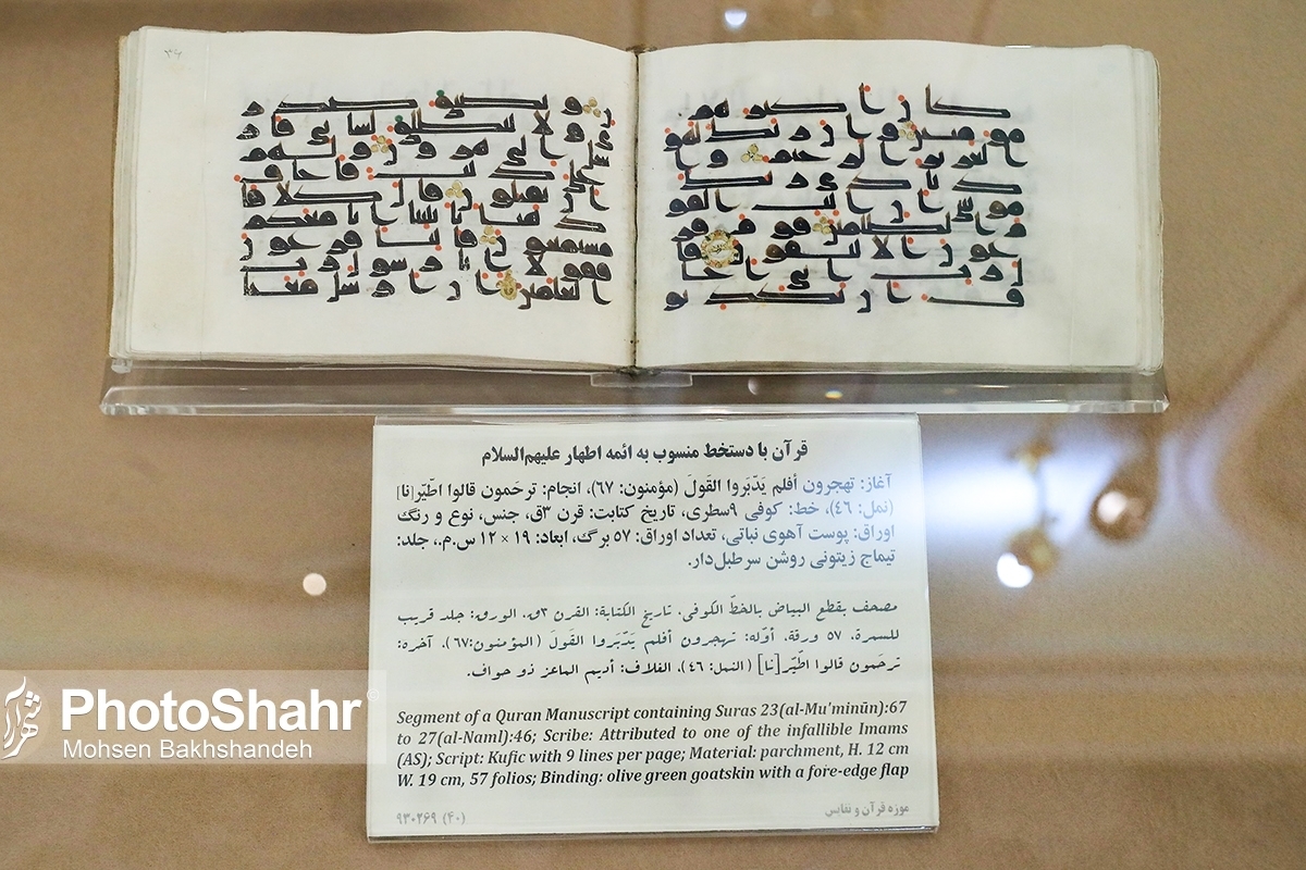 حدود ۵۰۰ نسخه خطی و کتاب چاپ سنگی با موضوع محرم و عاشورا در مرکز نسخ خطی کتابخانه مرکزی سازمان کتابخانه‌ها، موزه‌ها و مرکز اسناد آستان قدس رضوی در حرم مطهر حضرت رضا (ع) نگهداری می‌شود.