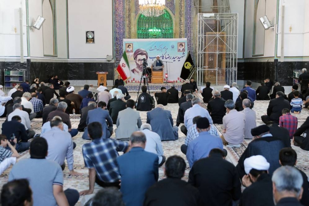 مراسم بزرگداشت شهید کامیاب در حرم مطهر رضوی برگزار شد