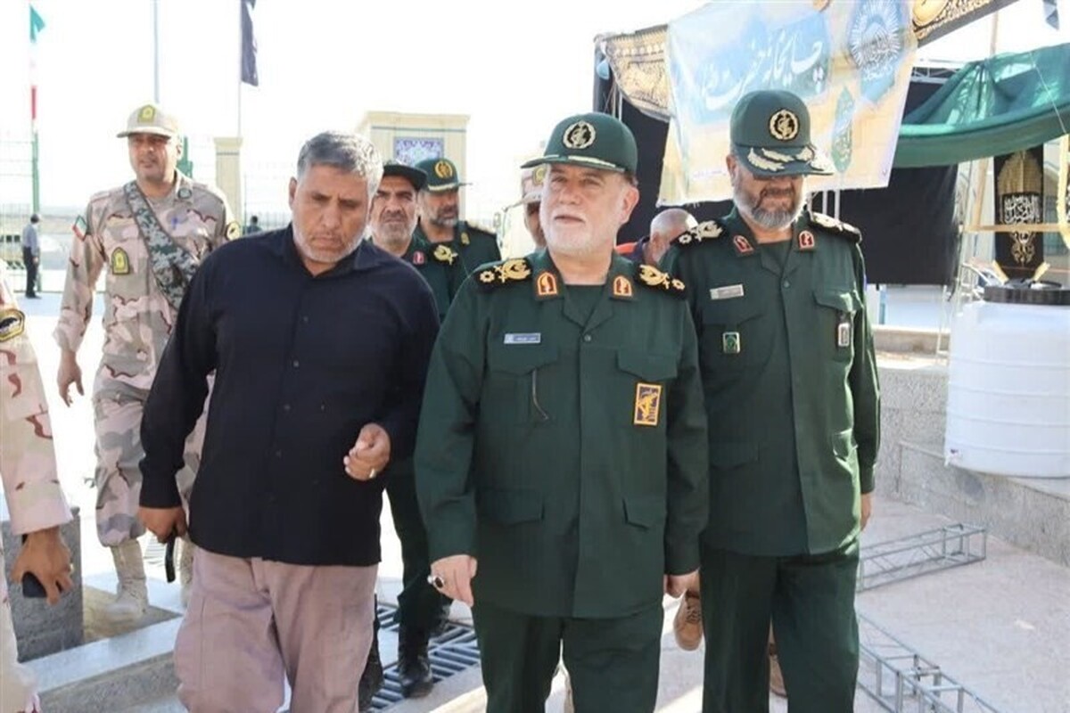 معاون عملیات کل سپاه پاسداران انقلاب اسلامی از یگان‌های مرزی سیستان‌وبلوچستان بازدید کرد.