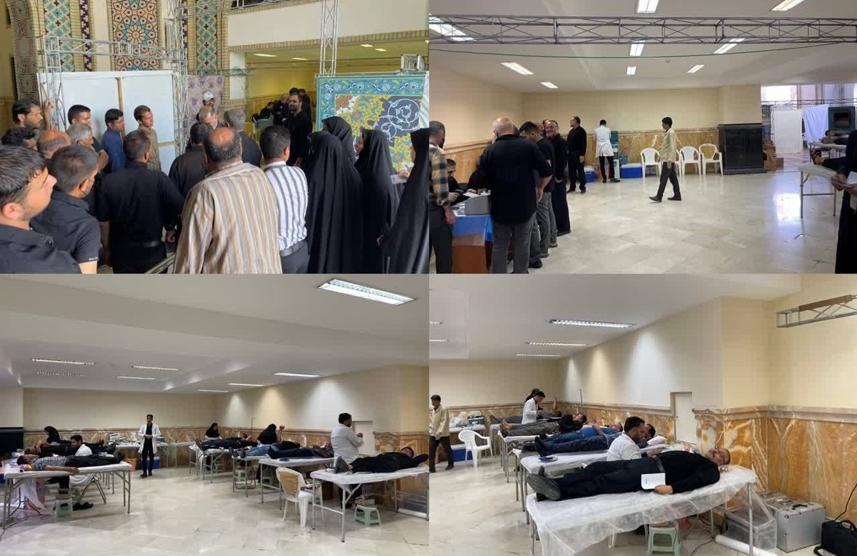 اهدای ۵۰۰ واحد خون در پایگاه انتقال خون حرم مطهر رضوی