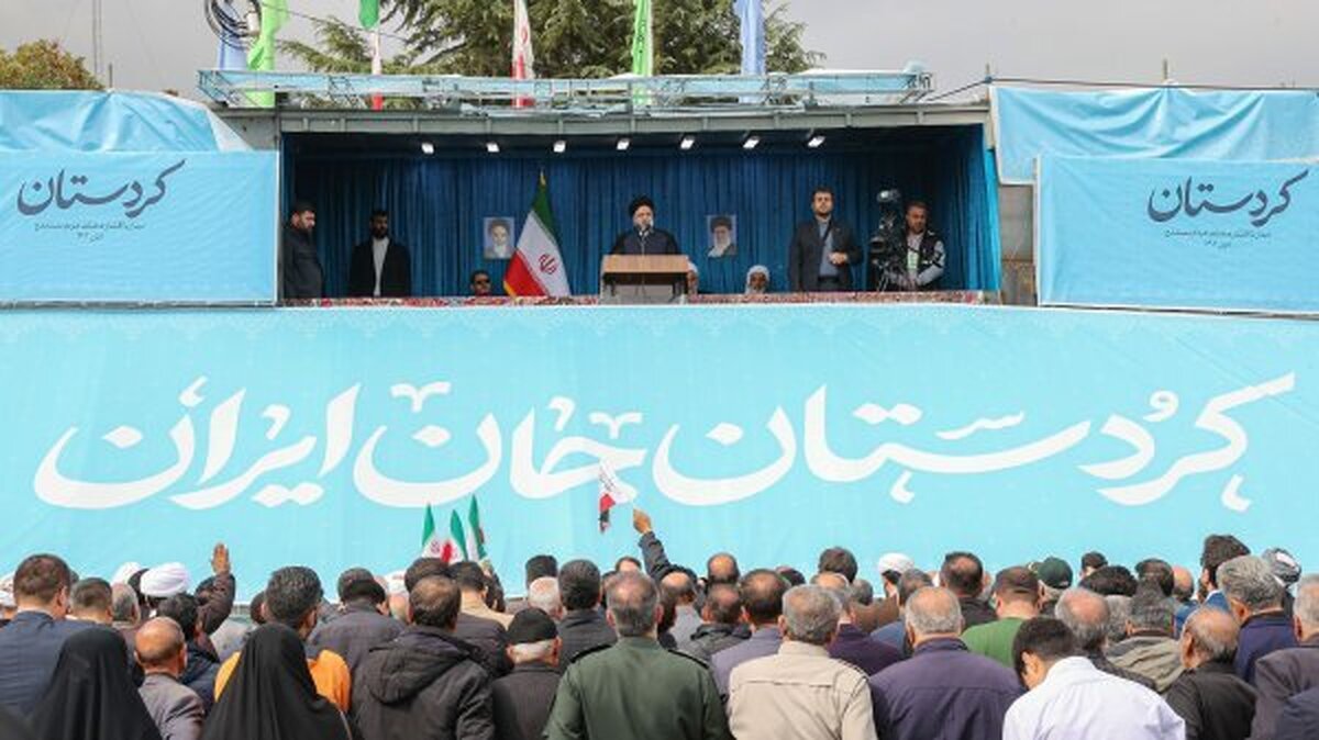 آیت الله سید ابراهیم رئیسی، رئیس جمهوری اسلامی ایران در اجتماع مردم سنندج گفت که امروز شرایط فلسطین برای مردم و مسلمانان جهان رنج‌آور است و این شرایط را دشمنان اسلام ایجاد کرده‌اند.