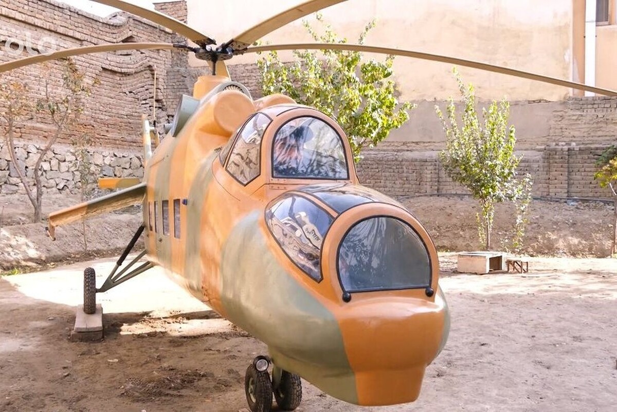 یکی از شهروندان افغانستان در طول سه سال توانسته یک هلیکوپتر نظامی بسازد.