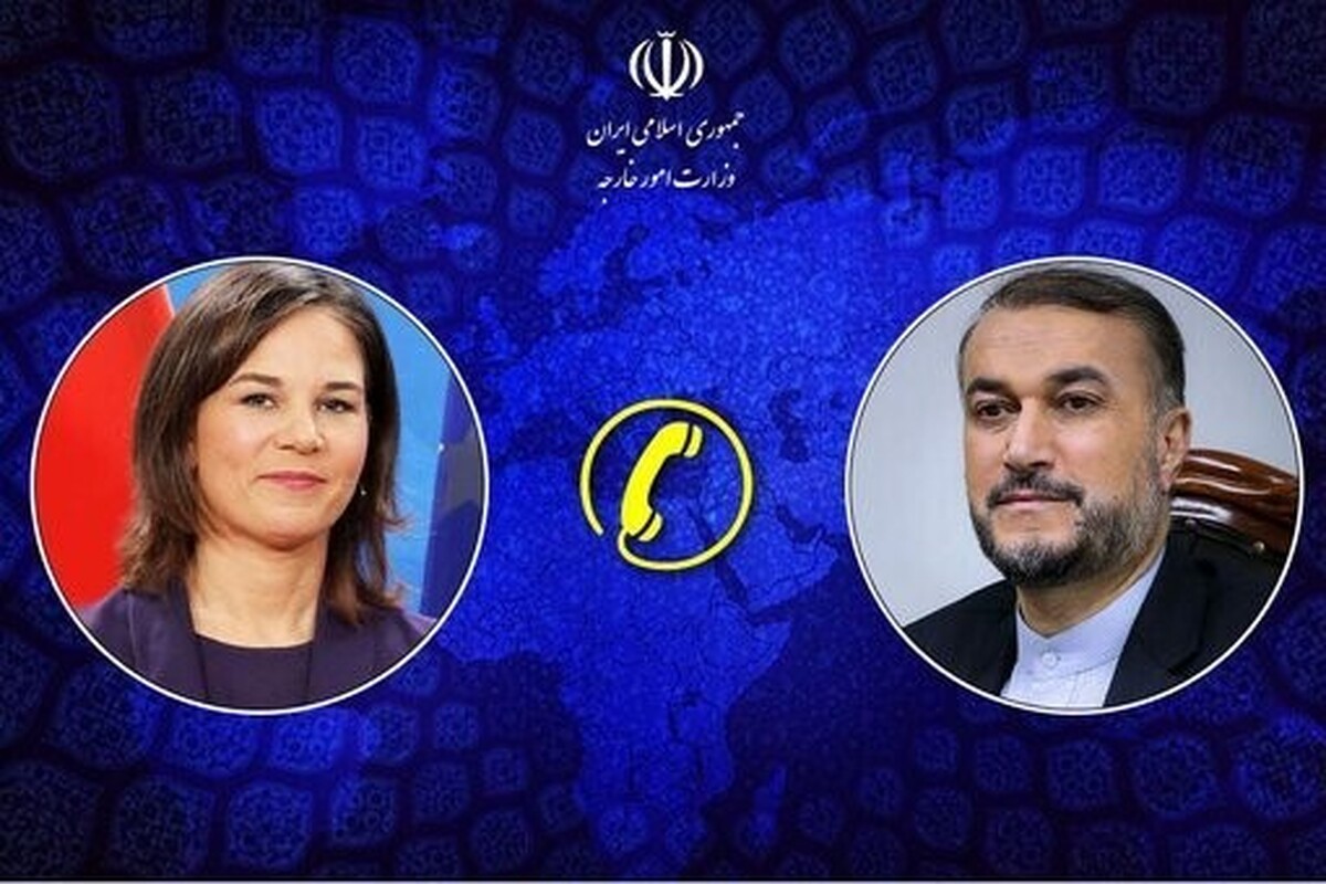 درگفت و گوی تلفنی وزیر امور خارجه آلمان و وزیر امور خارجه ایران، در خصوص آخرین تحولات فلسطین و نیز مناسبات دوجانبه بحث و تبادل نظر شد.