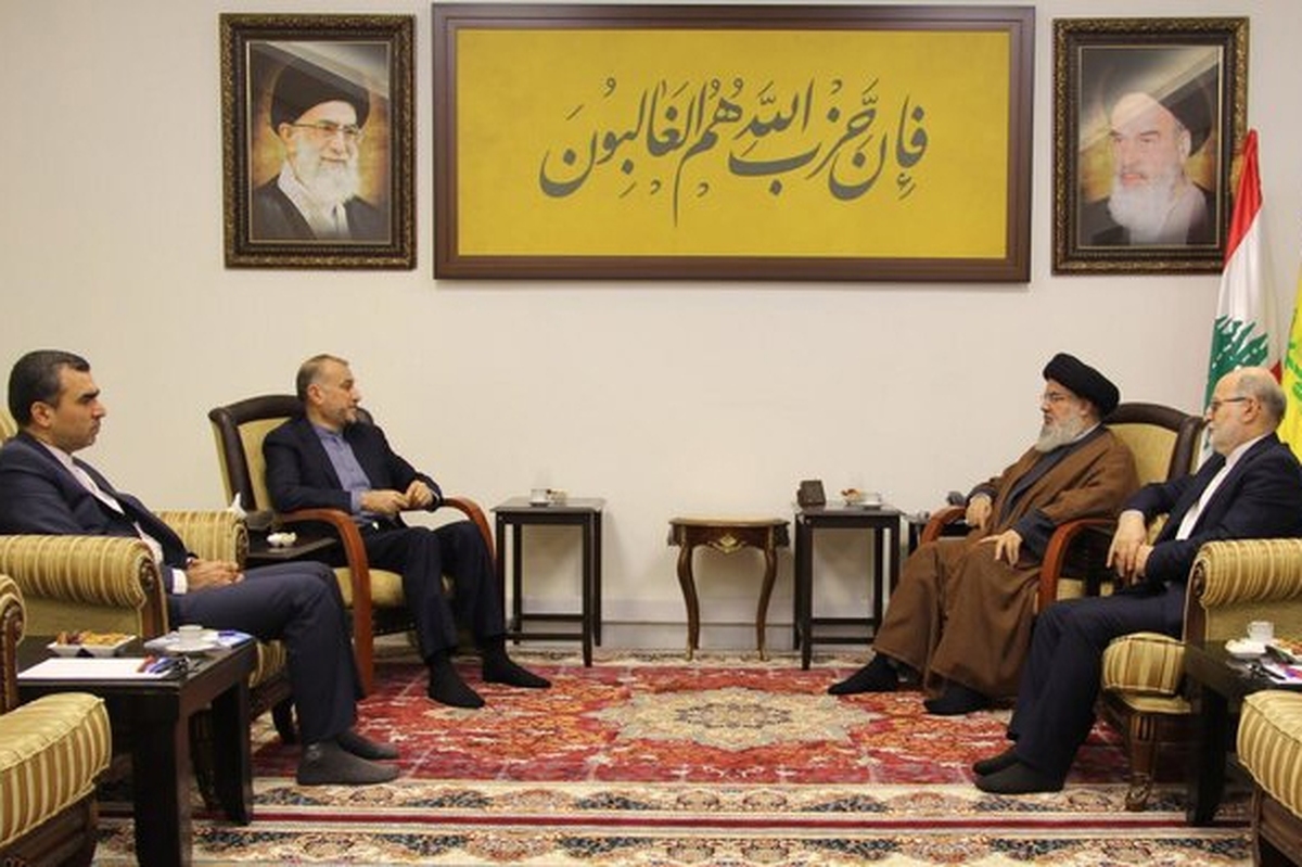 وزیر خارجه ایران که به لبنان سفر کرده است، با دبیرکل حزب‌الله دیدار و گفتگو کرد.