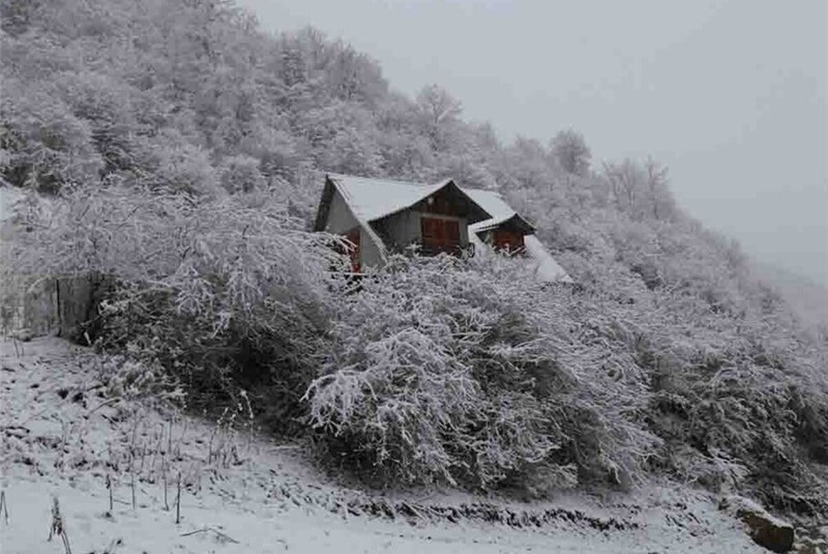 ویدئویی زیبا از روستای مریان تالش در هوای برفی را مشاهده می‌کنید.