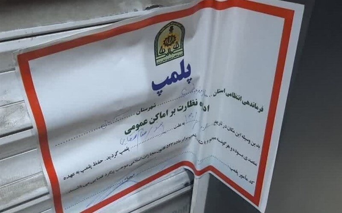 مدیر بازرسی و نظارت بر اصناف خراسان رضوی از پلمب ۲ کافی‌شاپ در مشهد خبر داد.