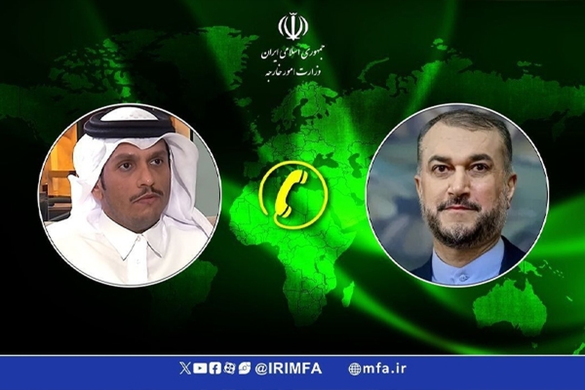وزیر امور خارجه ایران و نخست وزیر و وزیر خارجه قطر در گفتگوی تلفنی، فرارسیدن عید سعید فطر را تبریک گفتند.