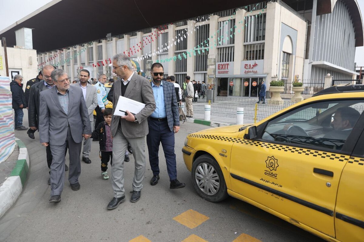 شهردار مشهد مقدس امروز، سوم فروردین ۱۴۰۳،  از ایستگاه استقبال از زائر راه‌آهن مشهد بازید کرد.