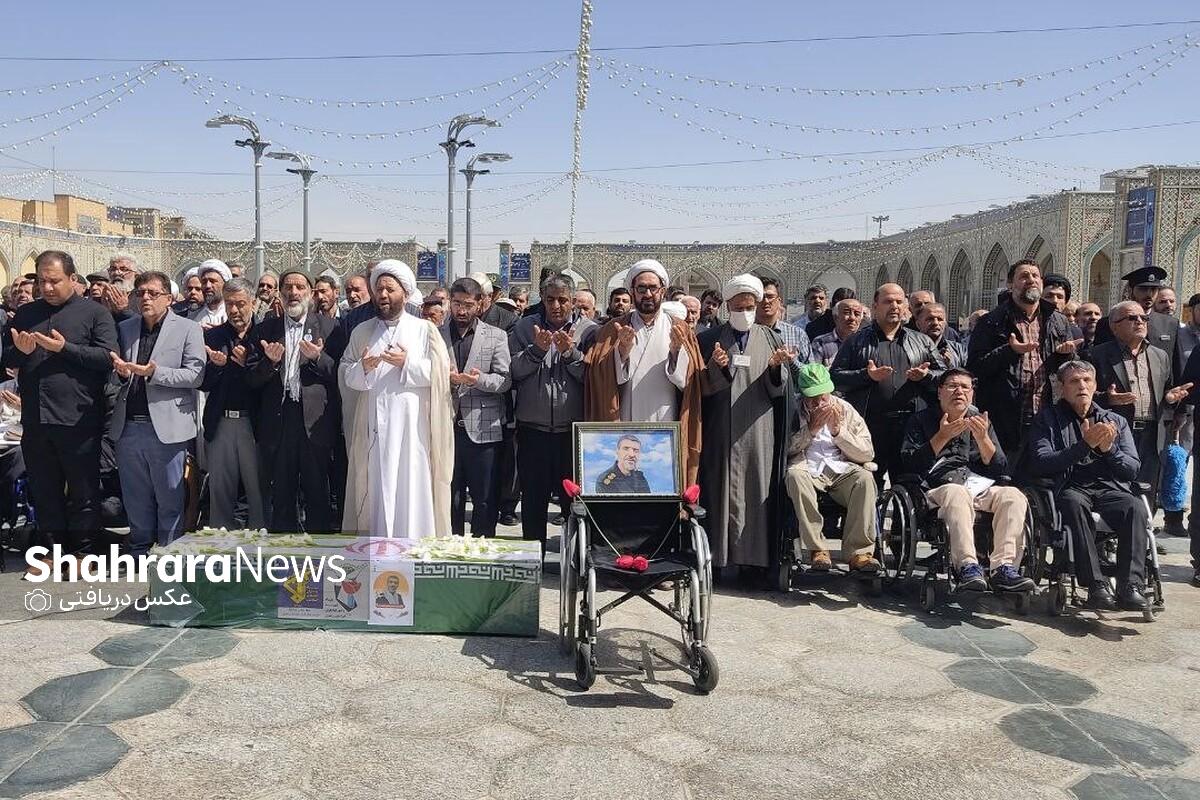 مراسم تشییع «حاج ابوالفضل لطیف زاده» جانباز شهید سرافراز دفاع مقدس در مشهد برگزار شد.