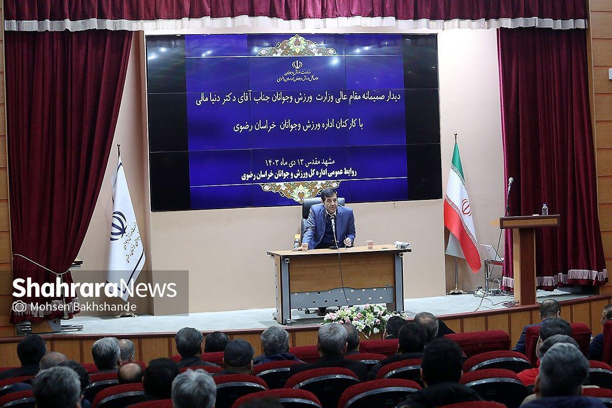 وزیر ورزش و جوانان گفت: خراسان رضوی استانی با اهمیت بالا در برنامه‌های وزارت ورزش و جوانان است.